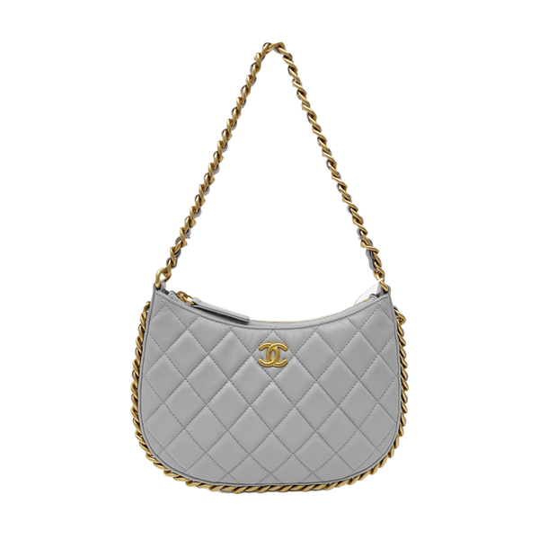 HOBO Quilted Lambskin Gray