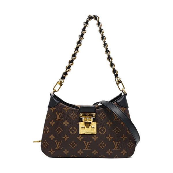 TWINNY Monogram Coated Canvas Brown
