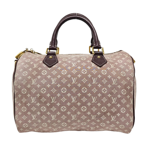 Authenticated pre-owned SPEEDY Monogram Canvas Pink - Top Handle Bag at Looply