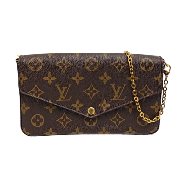 FÉLICIE Monogram Coated Canvas Brown