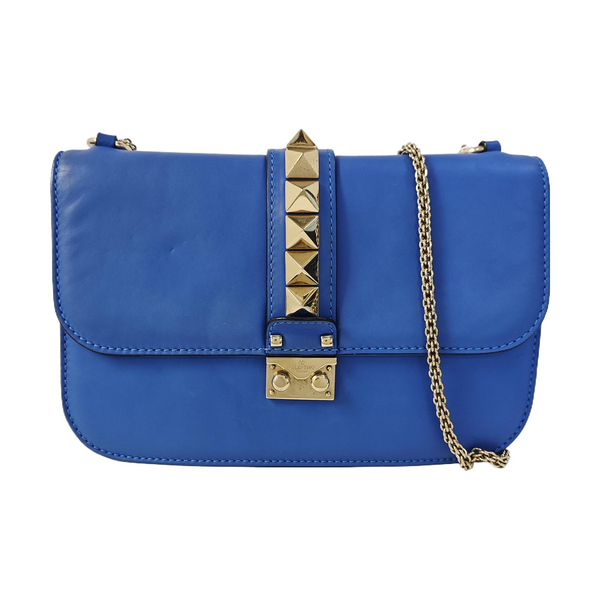 Glam Small Calfskin Blue
