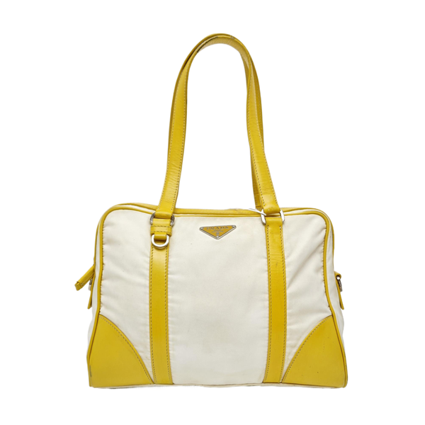 Nylon Top Handle Bag Multicolor
