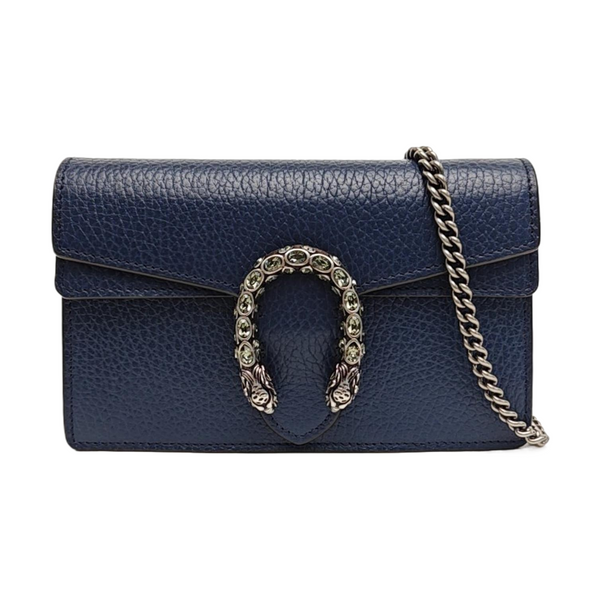 Dionysus Super Mini Calfskin Blue