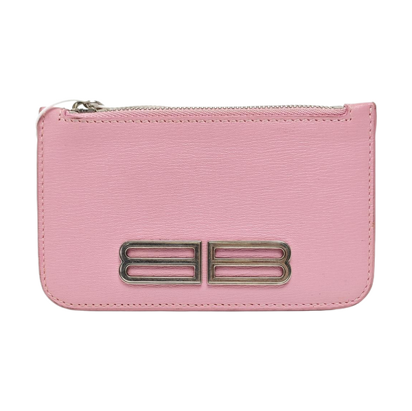 Gossip Calfskin Pink Card Holder