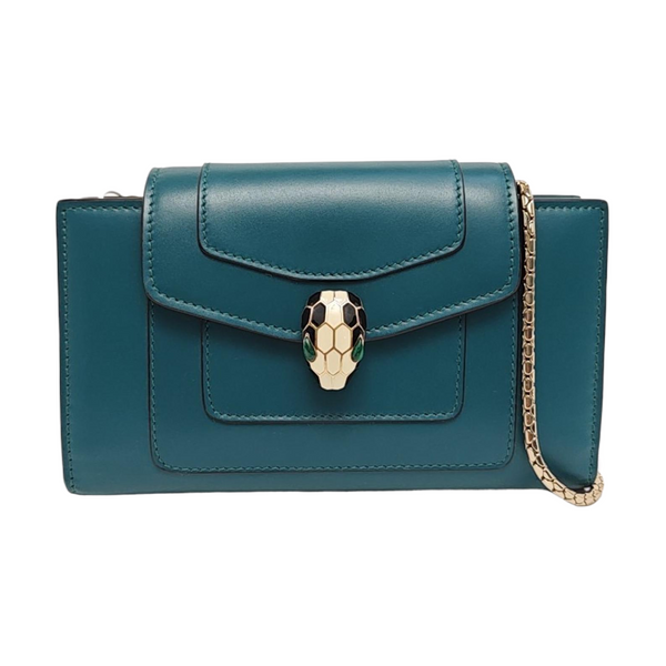 SERPENTI FOREVER Calfskin Green