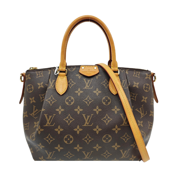 TURENNE Monogram Coated Canvas Brown