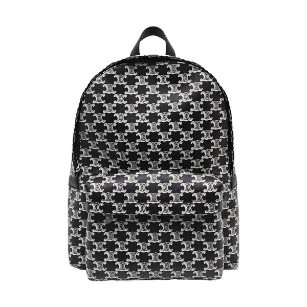 Coated Canvas Backpack Black