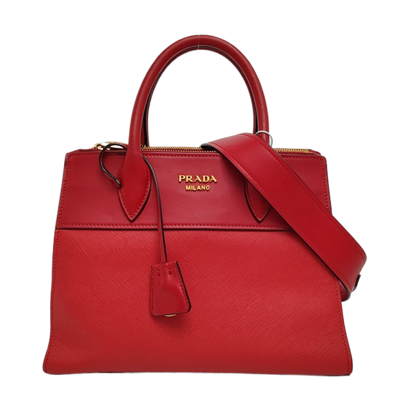 Bibliothèque Saffiano Calfskin Red