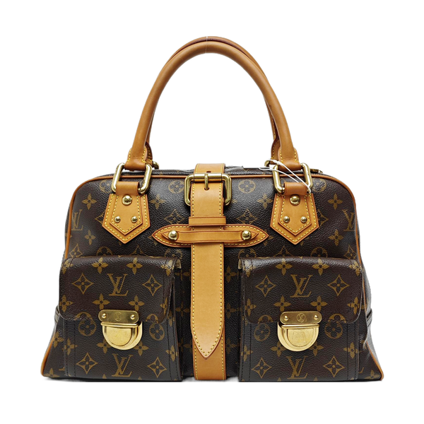 MANHATTAN GM Monogram Coated Canvas Brown