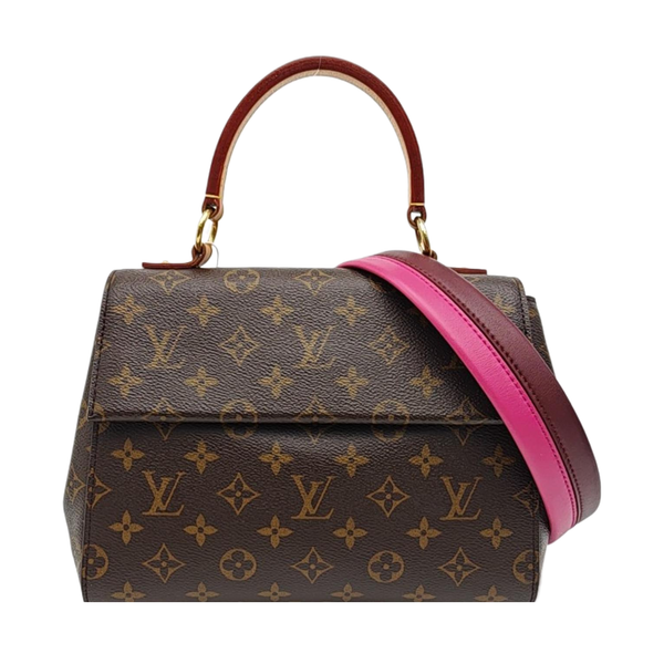 CLUNY PM Monogram Coated Canvas Brown