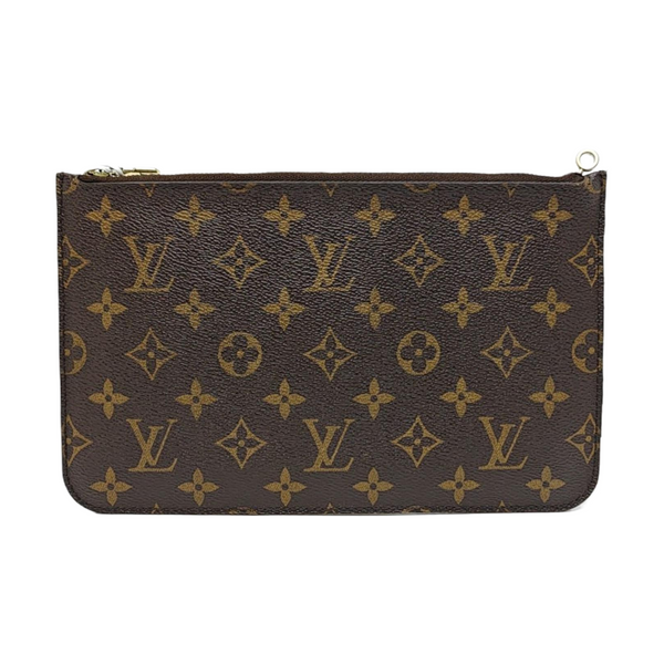 NEVERFULL PM Monogram Coated Canvas Brown