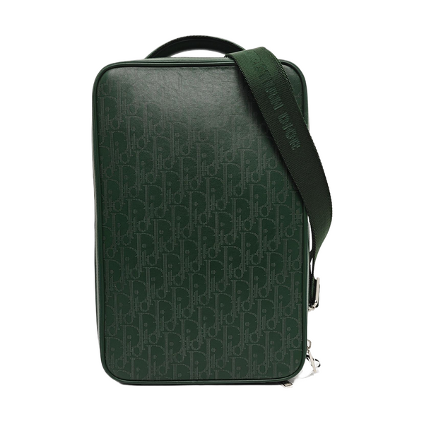 World Tour Large Calfskin Green