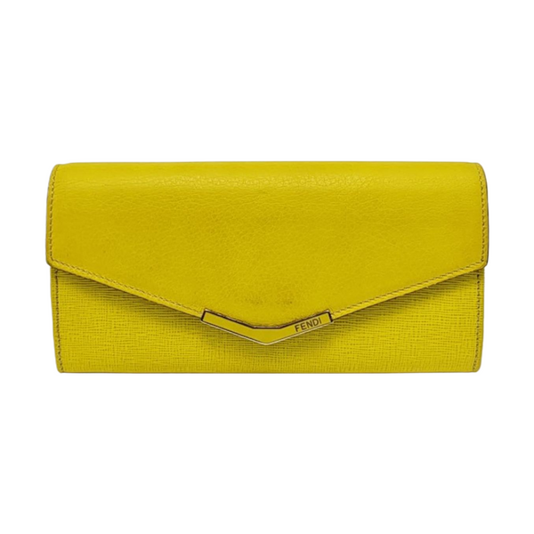 Calfskin Wallet Yellow
