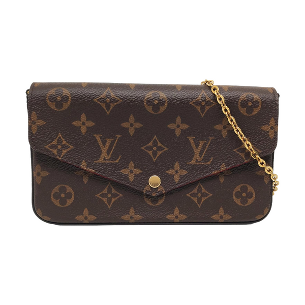 FÉLICIE Monogram Coated Canvas Brown