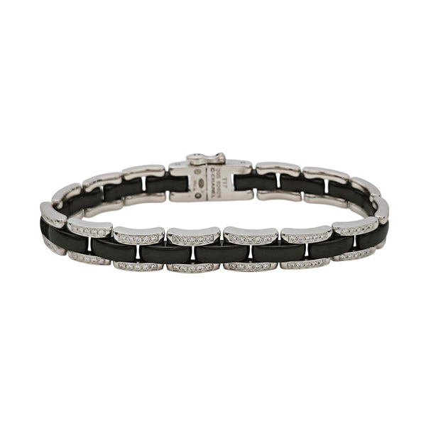 ULTRA 18k White Gold Silver Bracelet