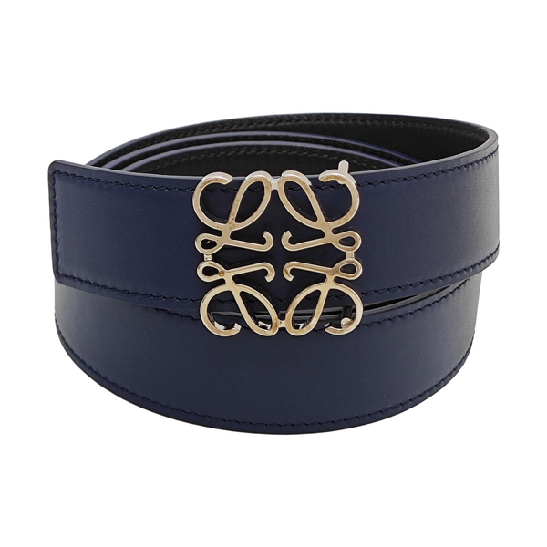 Leather Belt Blue