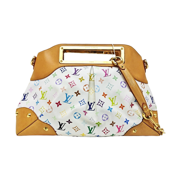 LV × TM JUDY Monogram Coated Canvas White