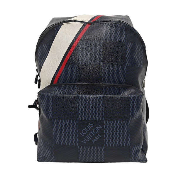 APOLLO Damier Coated Canvas Blue