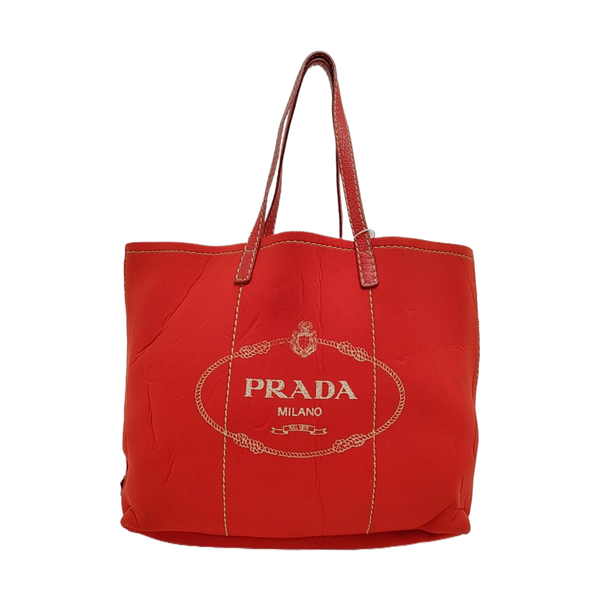 Fabric Tote Bag Red