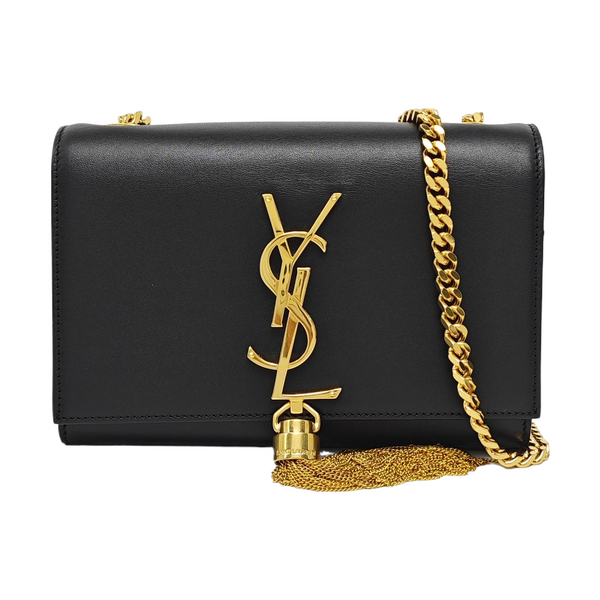 Authenticated pre-owned KATE Mini Calfskin Black - Crossbody Bag at Looply