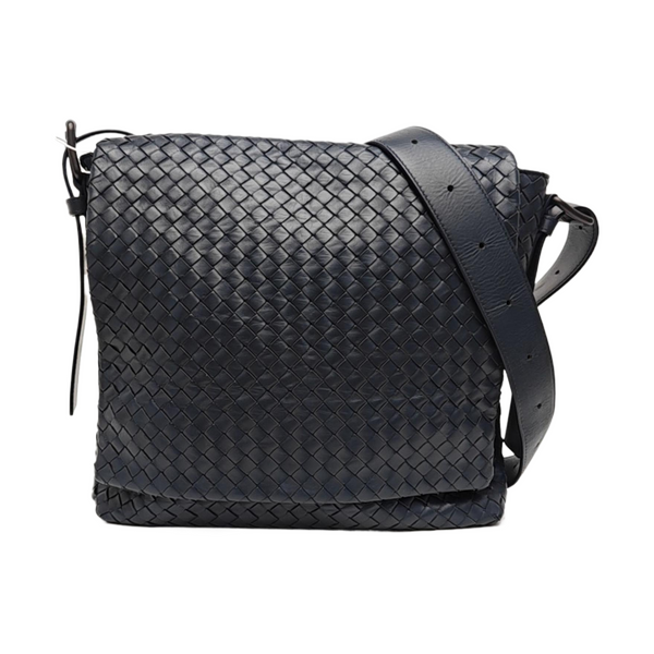 Calfskin Shoulder Bag Blue