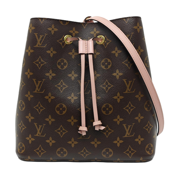 NÉONOÉ MM Monogram Coated Canvas Brown