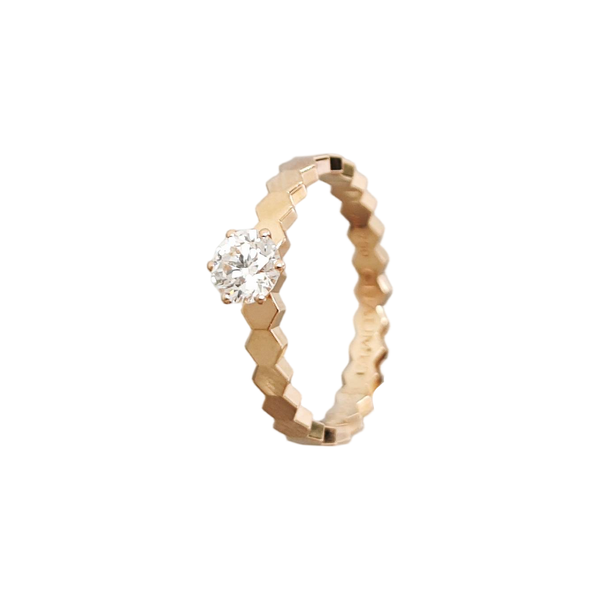 Bee My Love 18k Rose Gold Ring EU 49