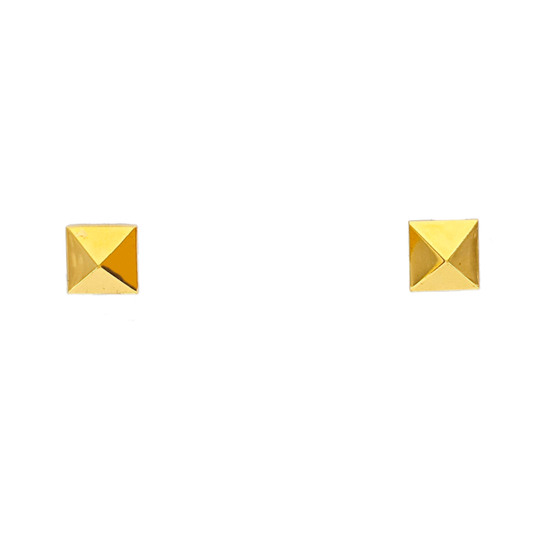 Metal Gold Stud Earrings