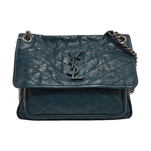 NIKI Medium Quilted Calfskin Green