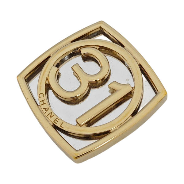 Metal Gold Brooch