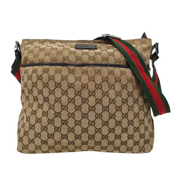 Ophidia Medium Monogram Canvas Brown
