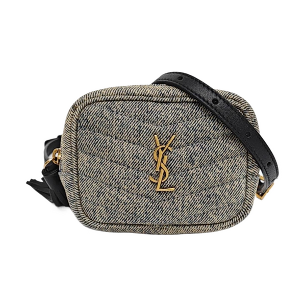 LOU Mini Chevron Canvas Blue