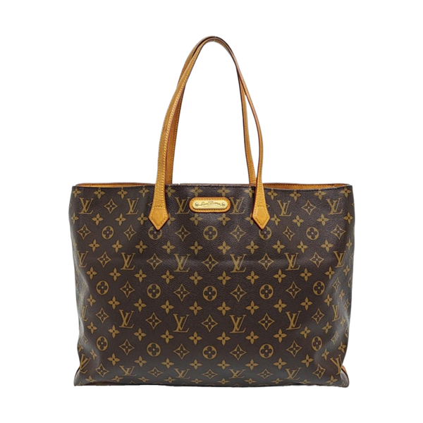 WILSHIRE GM Monogram Coated Canvas Brown