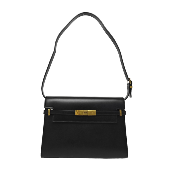 MANHATTAN Medium Calfskin Black