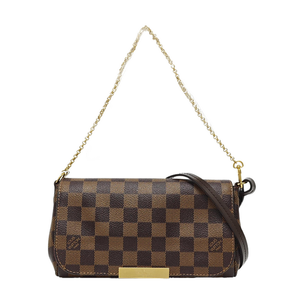 FAVORITE PM Coated Canvas Brown