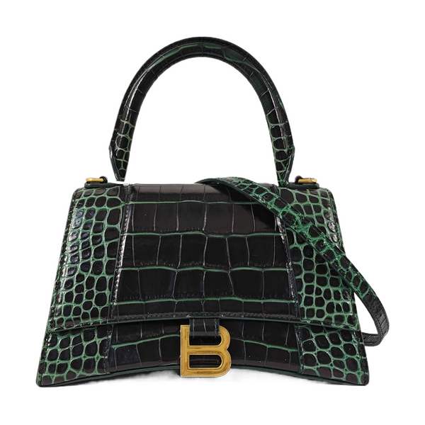 Hourglass S Calfskin Green