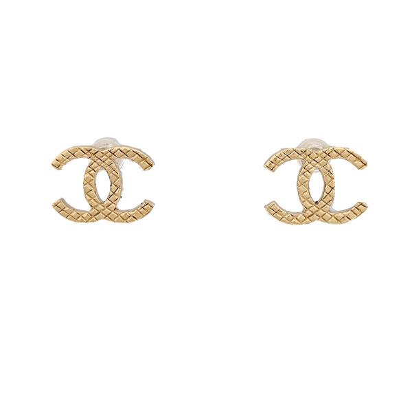 Metal Gold Stud Earrings