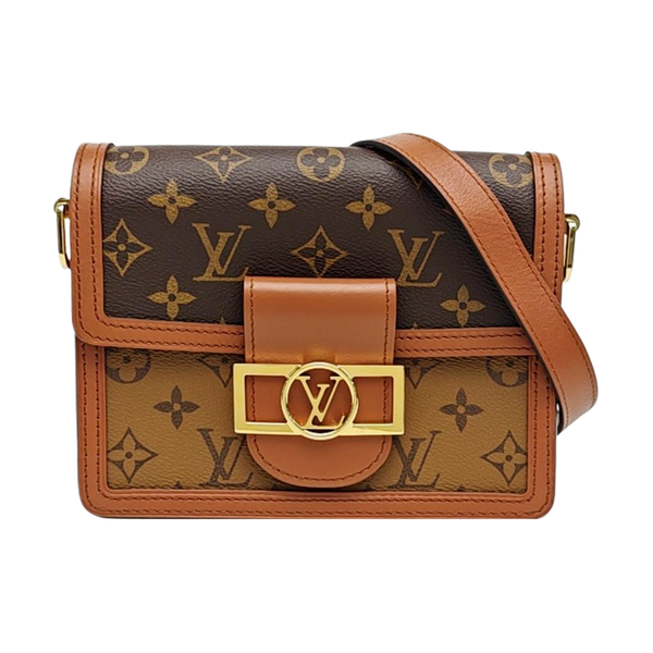DAUPHINE Mini Coated Canvas Brown