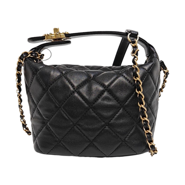 Quilted Lambskin Black