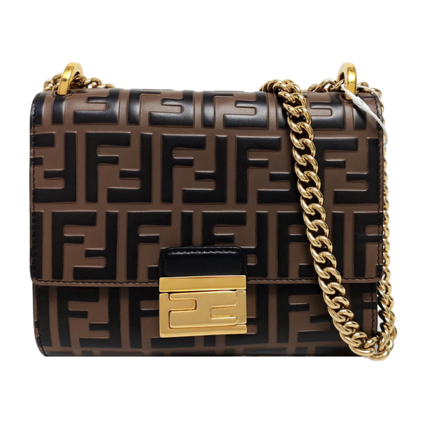 Kan U Small Calfskin Brown