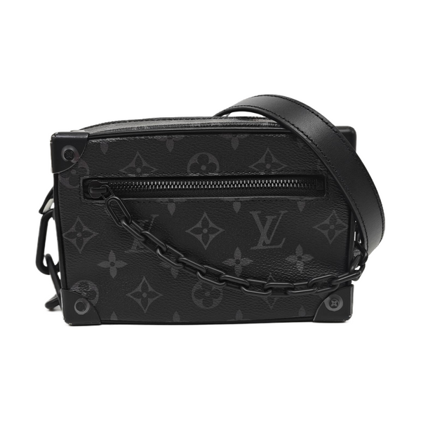 SOFT TRUNK Mini Monogram Coated Canvas Black