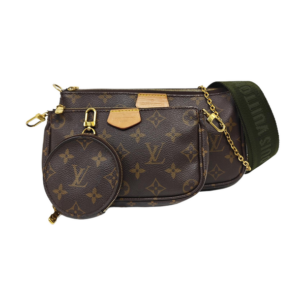 MULTI Monogram Coated Canvas Brown