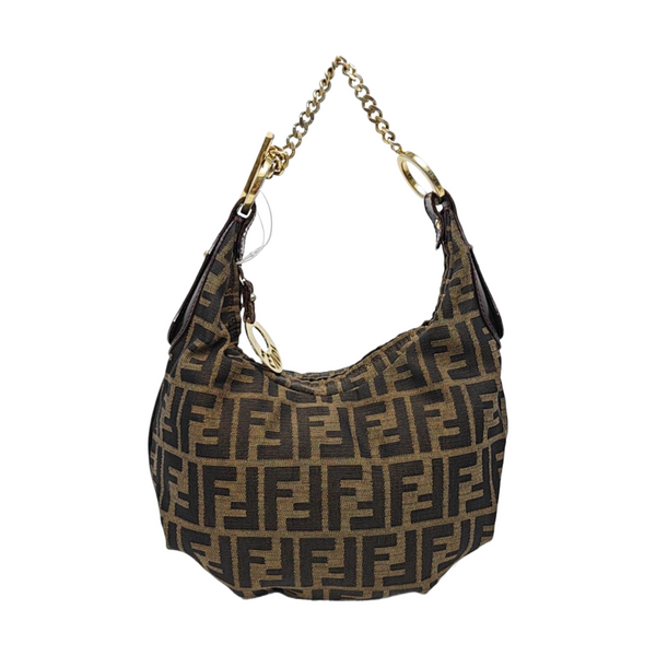Canvas Top Handle Bag Brown