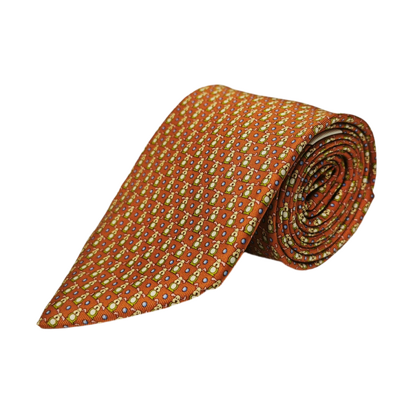 Mulberry Silk Tie Orange