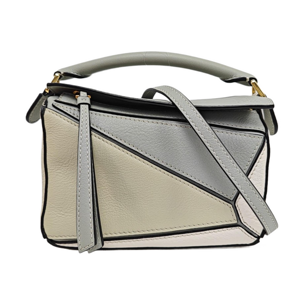 Puzzle Mini Calfskin Multicolor