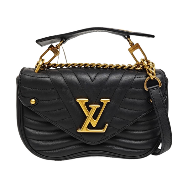 NEW WAVE PM Quilted Calfskin Black