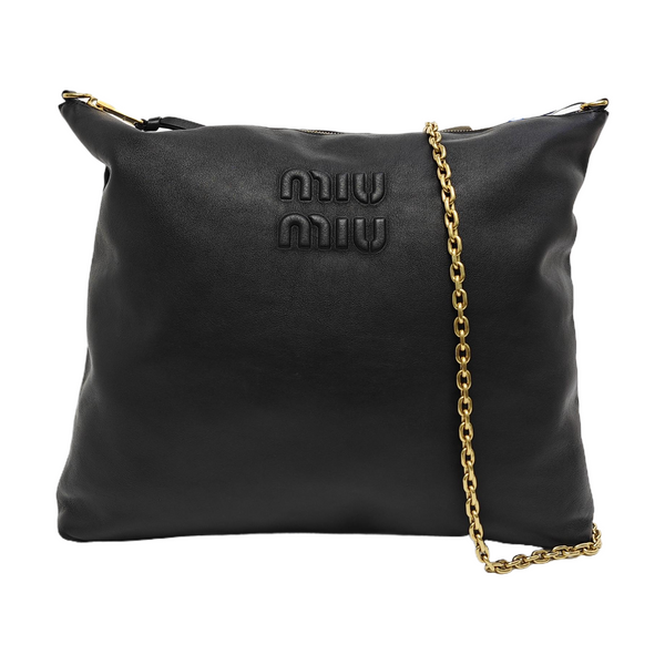 Large Lambskin Black
