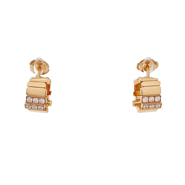 Gem Dior 18k Rose Gold Stud Earrings