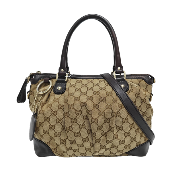 Sukey Monogram Canvas Brown