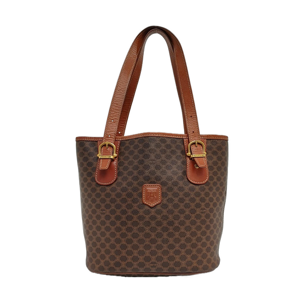 MACADAM TOTE Coated Canvas Brown